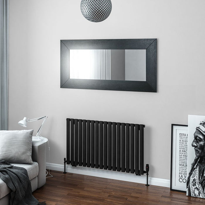 Eastbrook Tunstall Designer Radiator Matt Black - Radiators