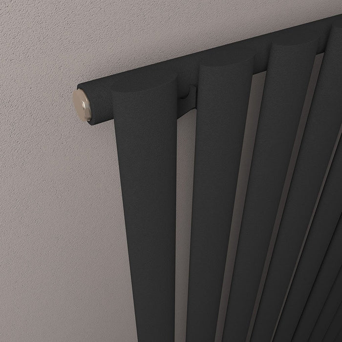 Eastbrook Tunstall Designer Radiator Matt Black - Radiators