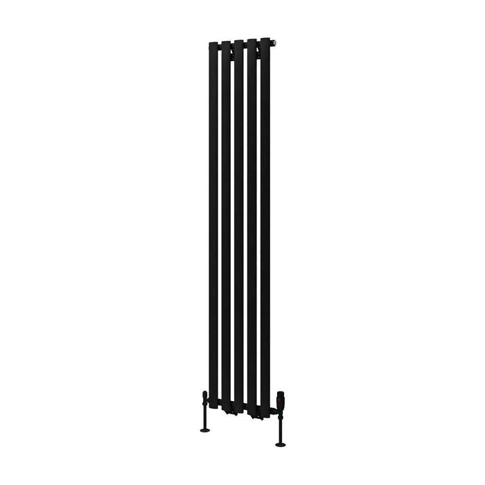 Eastbrook Tunstall Vertical Designer Radiator Matt Black