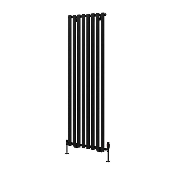 Eastbrook Tunstall Vertical Designer Radiator Matt Black