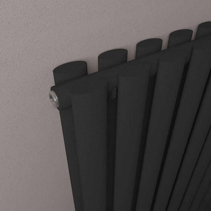 Eastbrook Tunstall Vertical Designer Radiator Matt Black