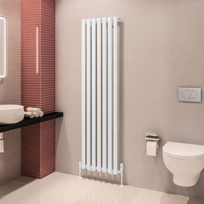 Eastbrook Tunstall Vertical Designer Radiator Matt White