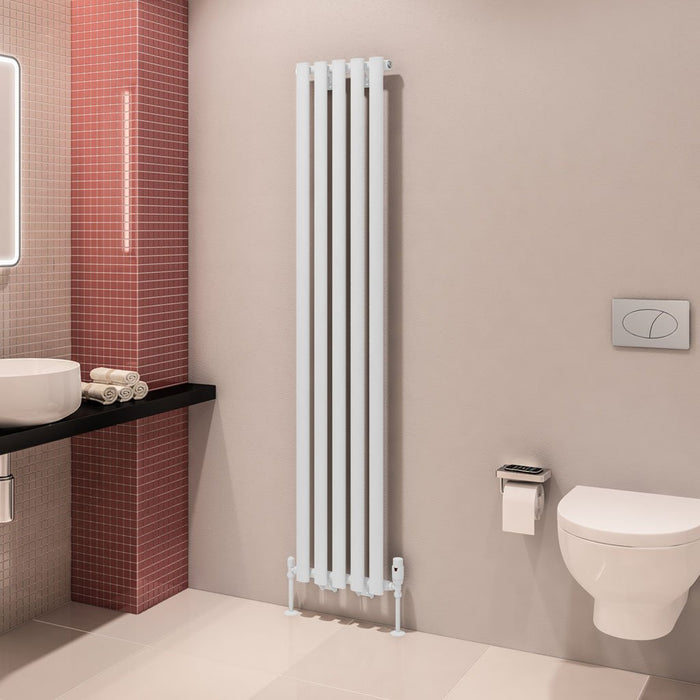 Eastbrook Tunstall Vertical Designer Radiator Matt White
