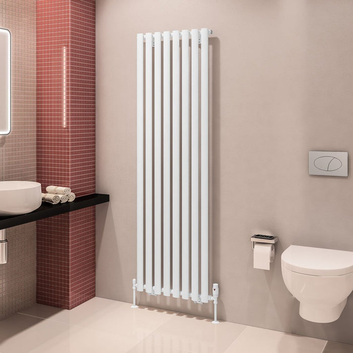 Eastbrook Tunstall Vertical Designer Radiator Matt White