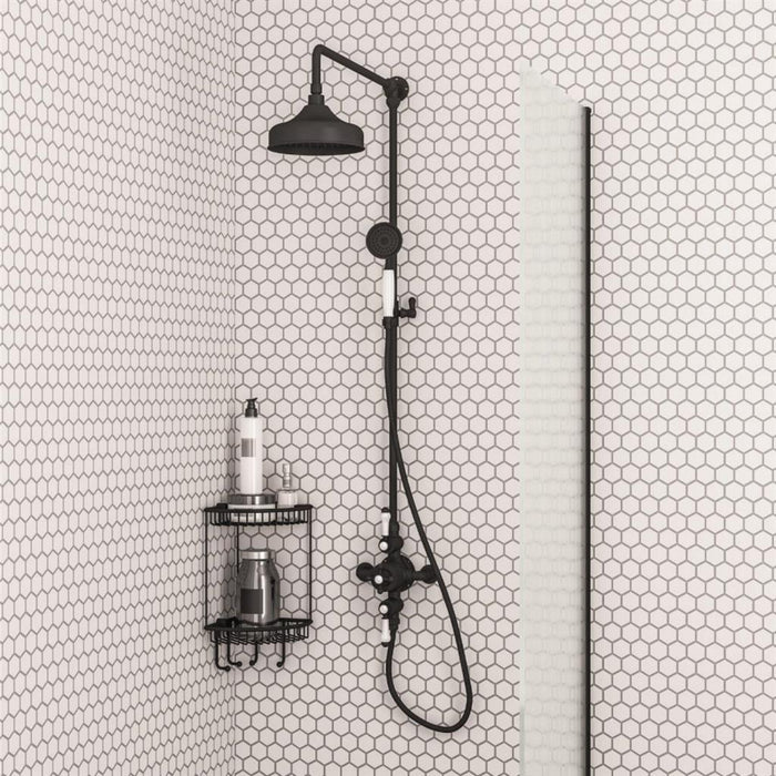 Eastbrook Twin Thermostatic Exposed Shower Valve With Rigid