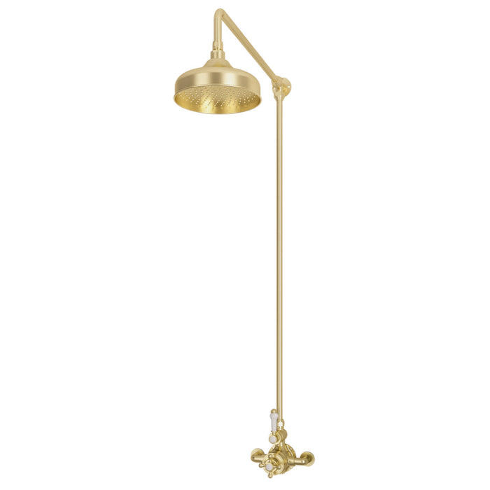 Eastbrook Twin Thermostatic Exposed Shower Valve With Rigid