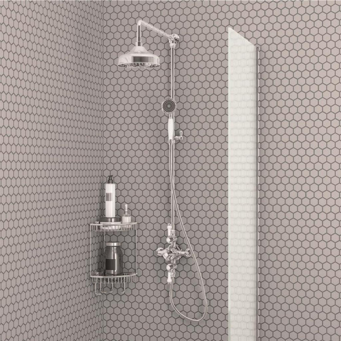 Eastbrook Twin Thermostatic Exposed Shower Valve With Rigid