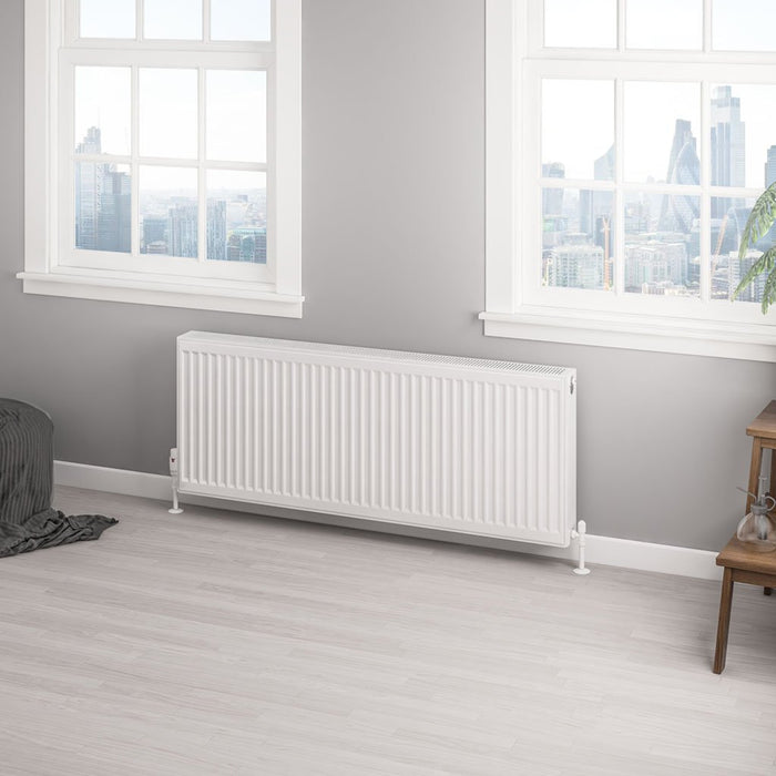 Eastbrook Type 22 Compact Single Panel Radiator Gloss White