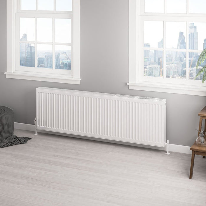 Eastbrook Type 22 Compact Single Panel Radiator Gloss White