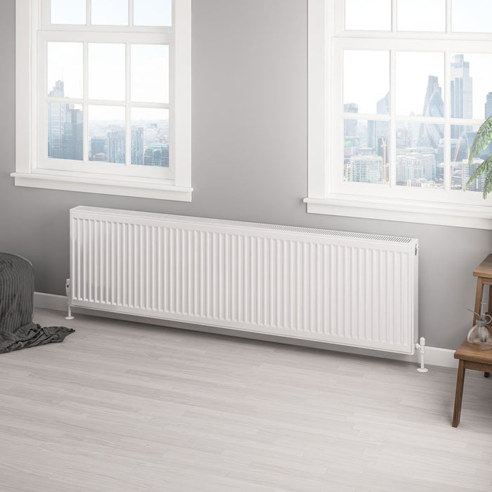 Eastbrook Type 22 Compact Single Panel Radiator Gloss White