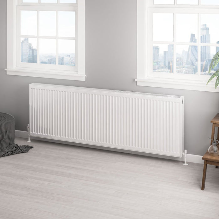 Eastbrook Type 22 Compact Single Panel Radiator Gloss White