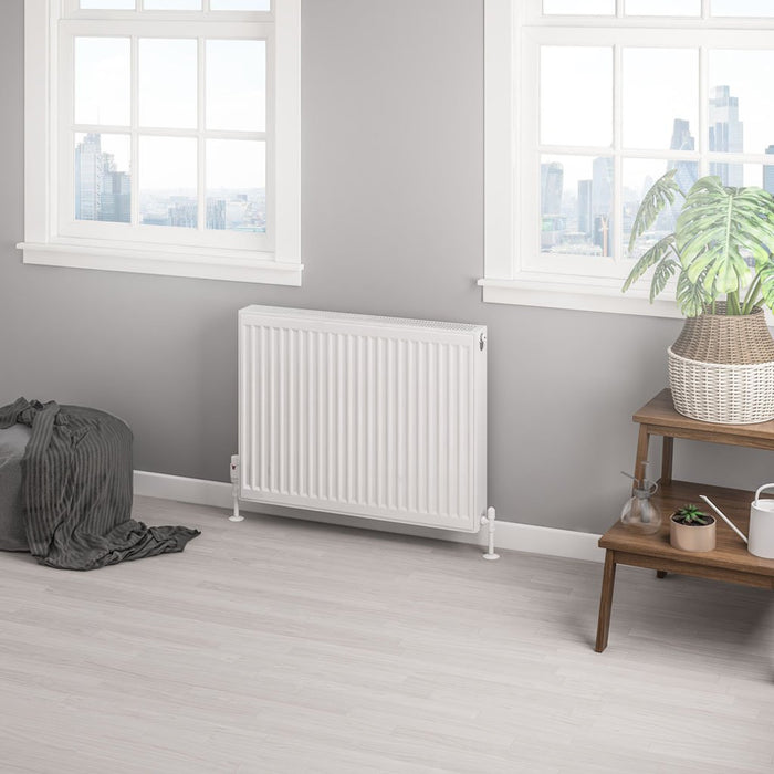 Eastbrook Type 22 Compact Single Panel Radiator Gloss White
