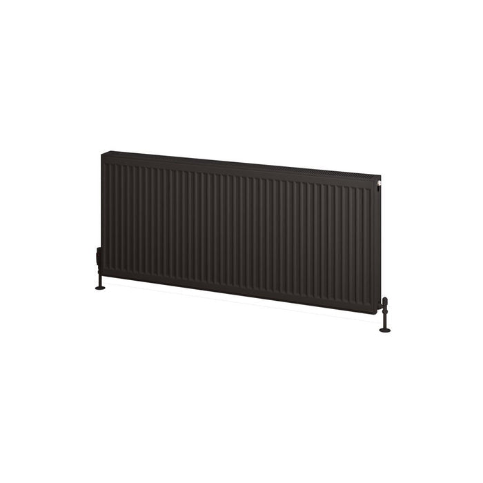 Eastbrook Type 22 Compact Single Panel Radiator Matt Black