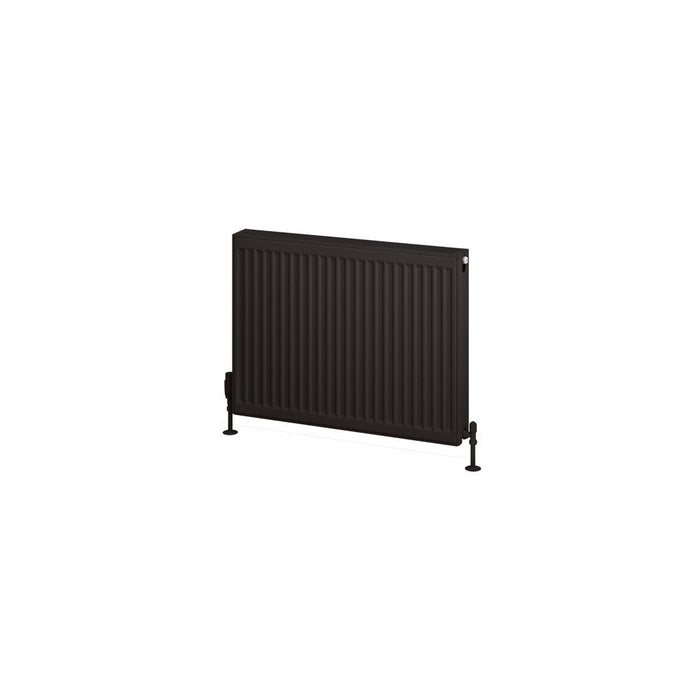 Eastbrook Type 22 Compact Single Panel Radiator Matt Black