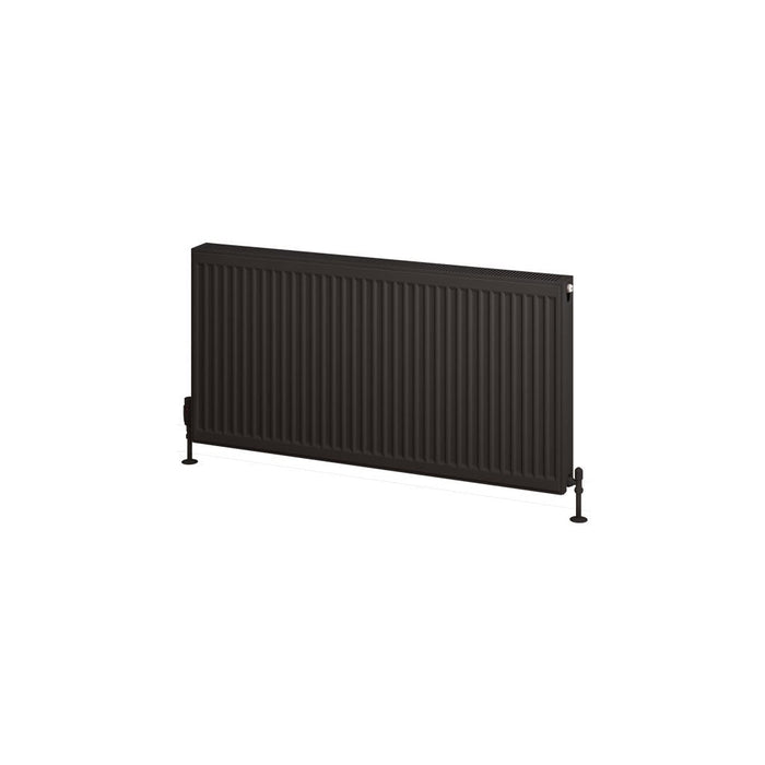 Eastbrook Type 22 Compact Single Panel Radiator Matt Black