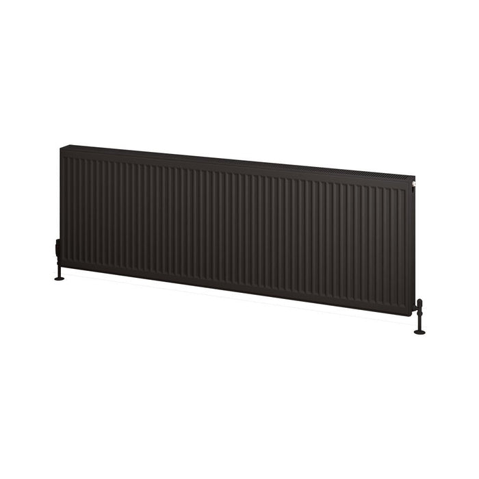 Eastbrook Type 22 Compact Single Panel Radiator Matt Black