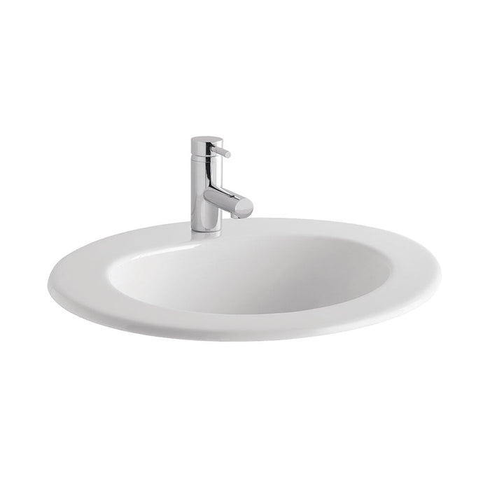 Eastbrook Under Countertop Basin - 490mm Wide - White - 1