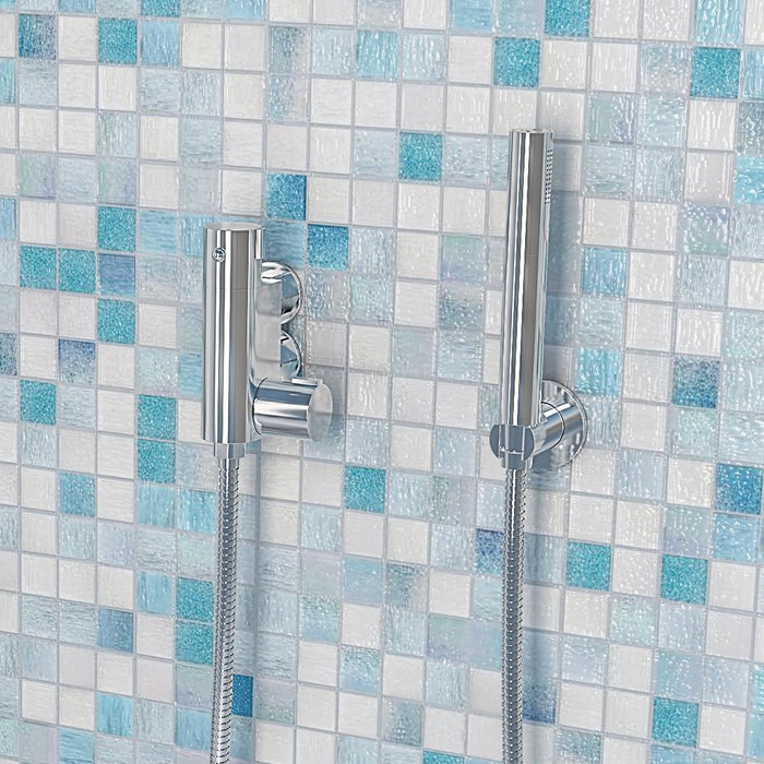 Eastbrook Vertical Exposed Shower Valve With Round Handset