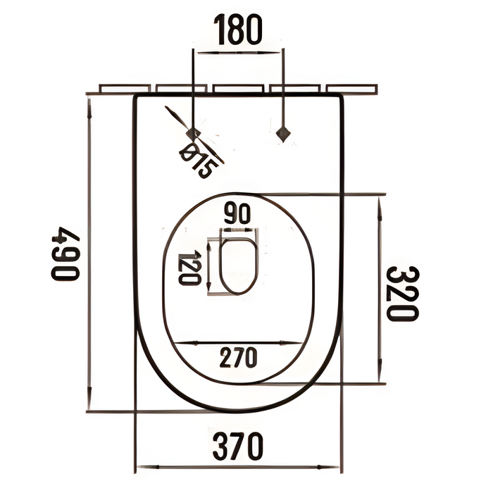 Eastbrook Vienne Wall Hung Toilet With Soft Close Seat