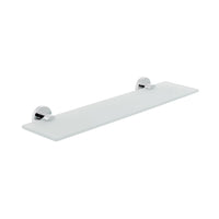 Vado Elements Frosted Glass Shelf - 558mm Wide - Chrome