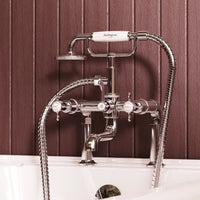 Burlington Guild Deck Mounted Bath Shower Mixer Tap With Union
