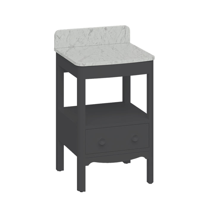 Burlington Guild 1 Drawer Floor standing Vanity Unit With Worktop