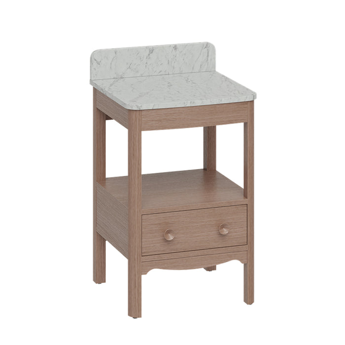 Burlington Guild 1 Drawer Floor standing Vanity Unit With Worktop