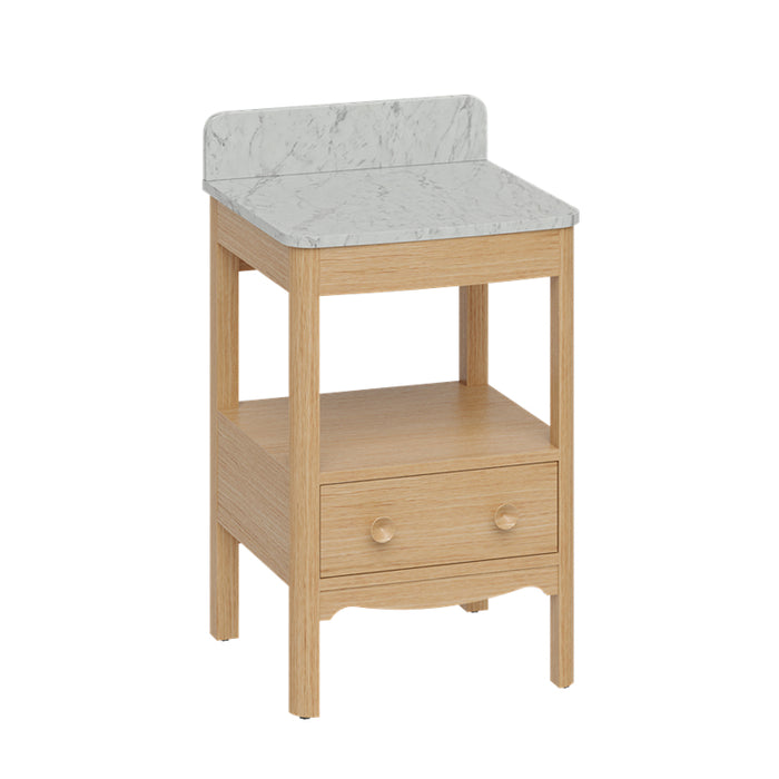 Burlington Guild 1 Drawer Floor standing Vanity Unit With Worktop
