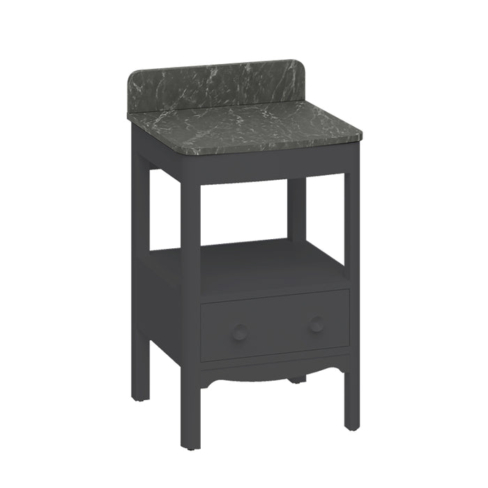 Burlington Guild 1 Drawer Floor standing Vanity Unit With Worktop