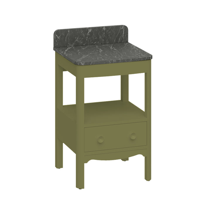 Burlington Guild 1 Drawer Floor standing Vanity Unit With Worktop