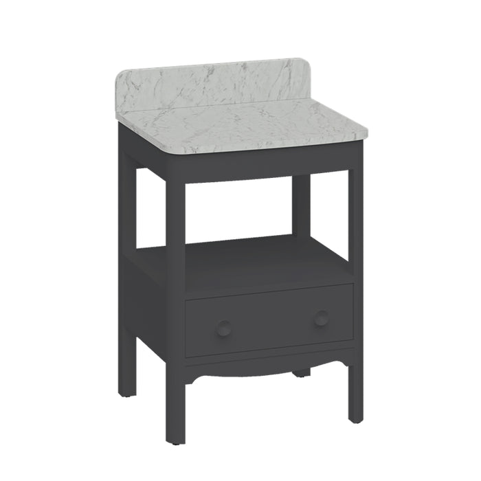 Burlington Guild 1 Drawer Floor standing Vanity Unit With Worktop