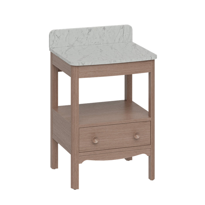 Burlington Guild 1 Drawer Floor standing Vanity Unit With Worktop