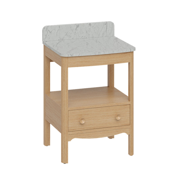 Burlington Guild 1 Drawer Floor standing Vanity Unit With Worktop