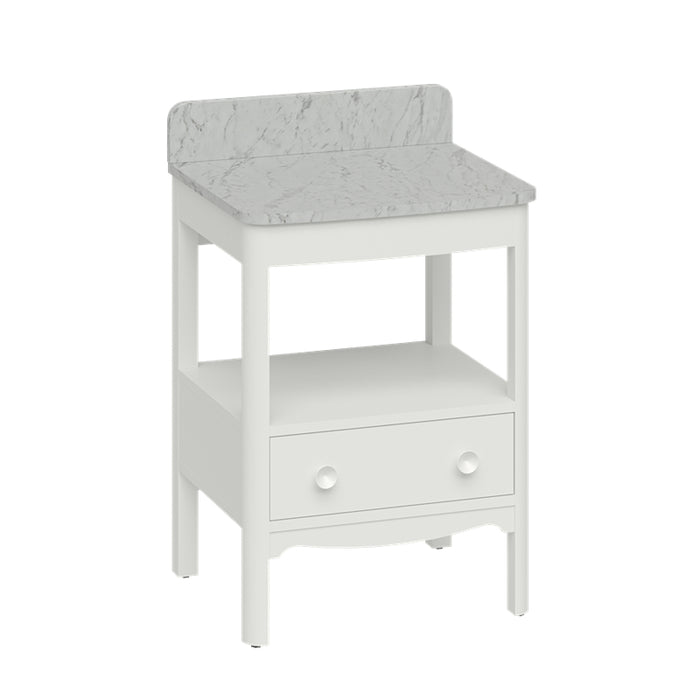 Burlington Guild 1 Drawer Floor standing Vanity Unit With Worktop