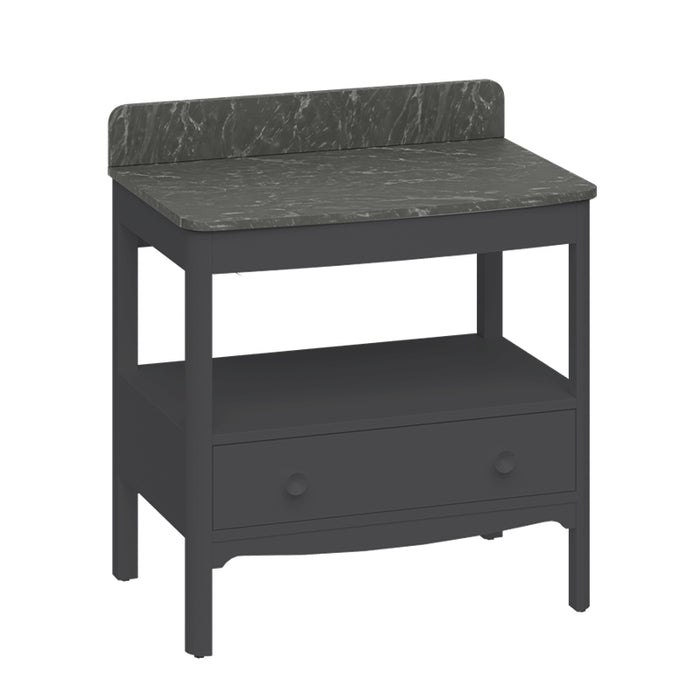 Burlington Guild 1 Drawer Floor standing Vanity Unit With Worktop