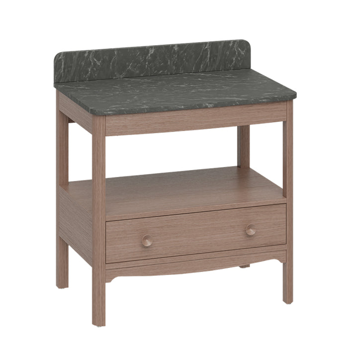 Burlington Guild 1 Drawer Floor standing Vanity Unit With Worktop