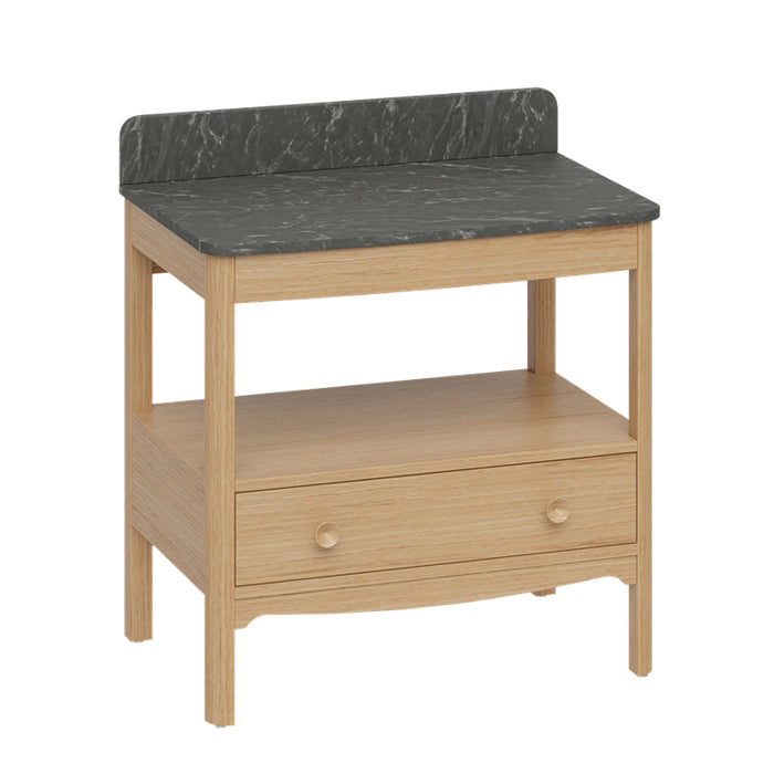 Burlington Guild 1 Drawer Floor standing Vanity Unit With Worktop