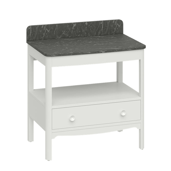 Burlington Guild 1 Drawer Floor standing Vanity Unit With Worktop