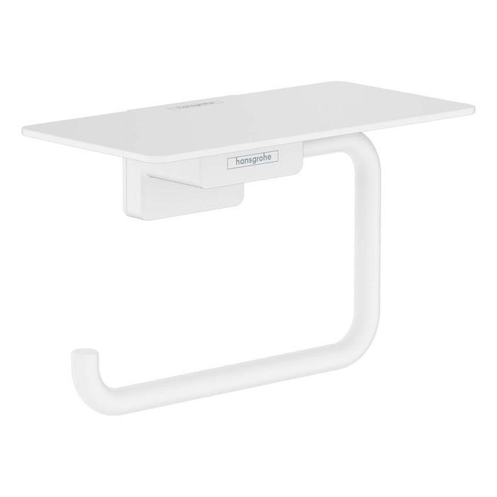 Hansgrohe AddStoris Toilet Roll Holder With Shelf - Matt