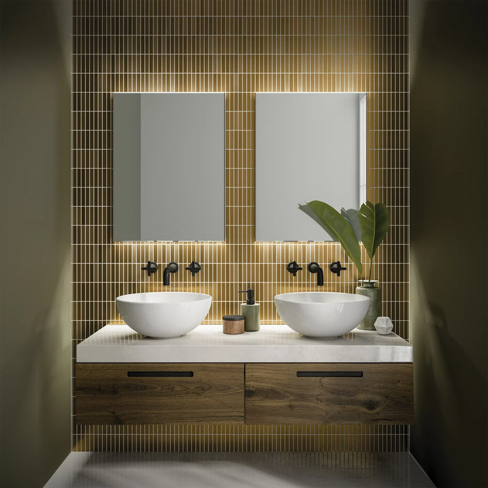 HiB Aura Ambient Rectangular Illuminated LED Mirror