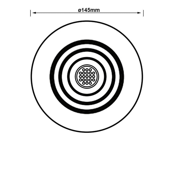 HiB Cyclone Wet Room Inline Fan - 145mm Diameter - Bathroom