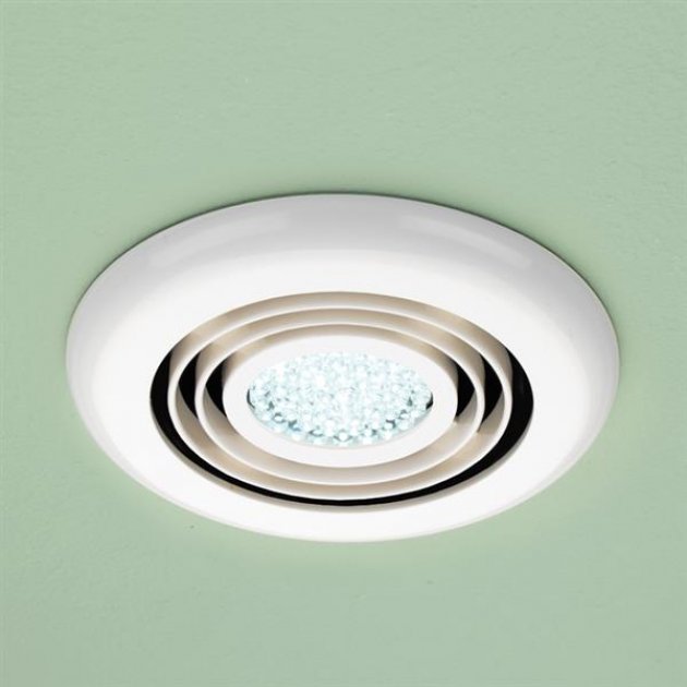HiB Cyclone Wet Room Inline Fan - 145mm Diameter - White