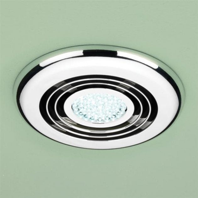 HiB Cyclone Wet Room Inline Fan - 145mm Diameter - White