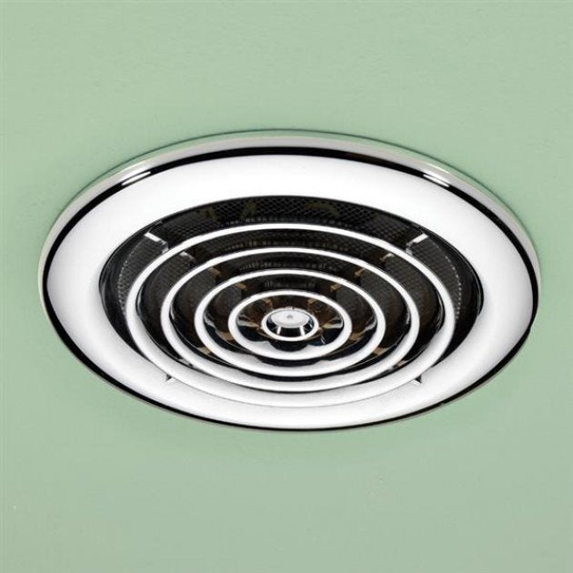 HiB Cyclone Wet Room Inline Fan - 145mm Diameter - Without