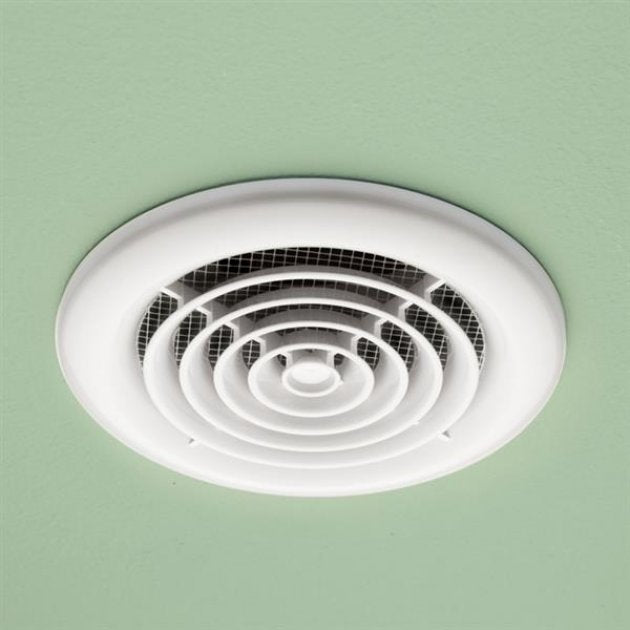 HiB Cyclone Wet Room Inline Fan - 145mm Diameter - Without