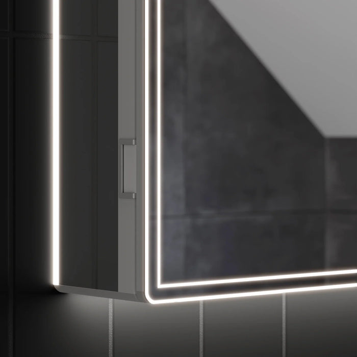 HiB Isoe 2 Door Illuminated LED Mirror Cabinet