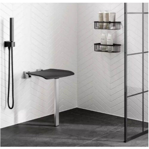 HIB Shower Seat with Support Leg - Shower Components