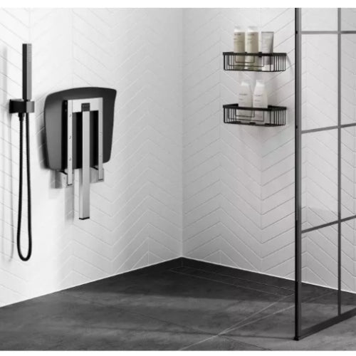 HIB Shower Seat with Support Leg - Shower Components
