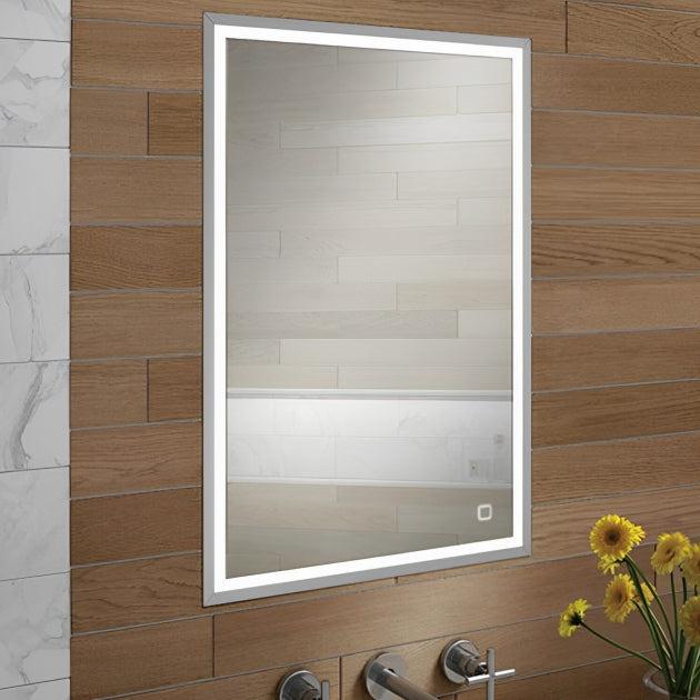 HiB Vanquish 1 Door Illuminated LED Mirror Cabinet - 730mm