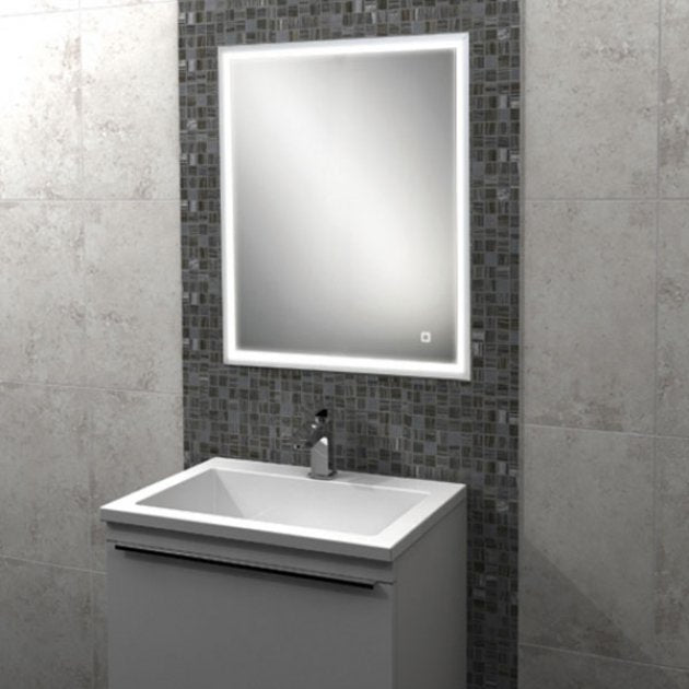 HiB Vanquish 1 Door Illuminated LED Mirror Cabinet - 730mm